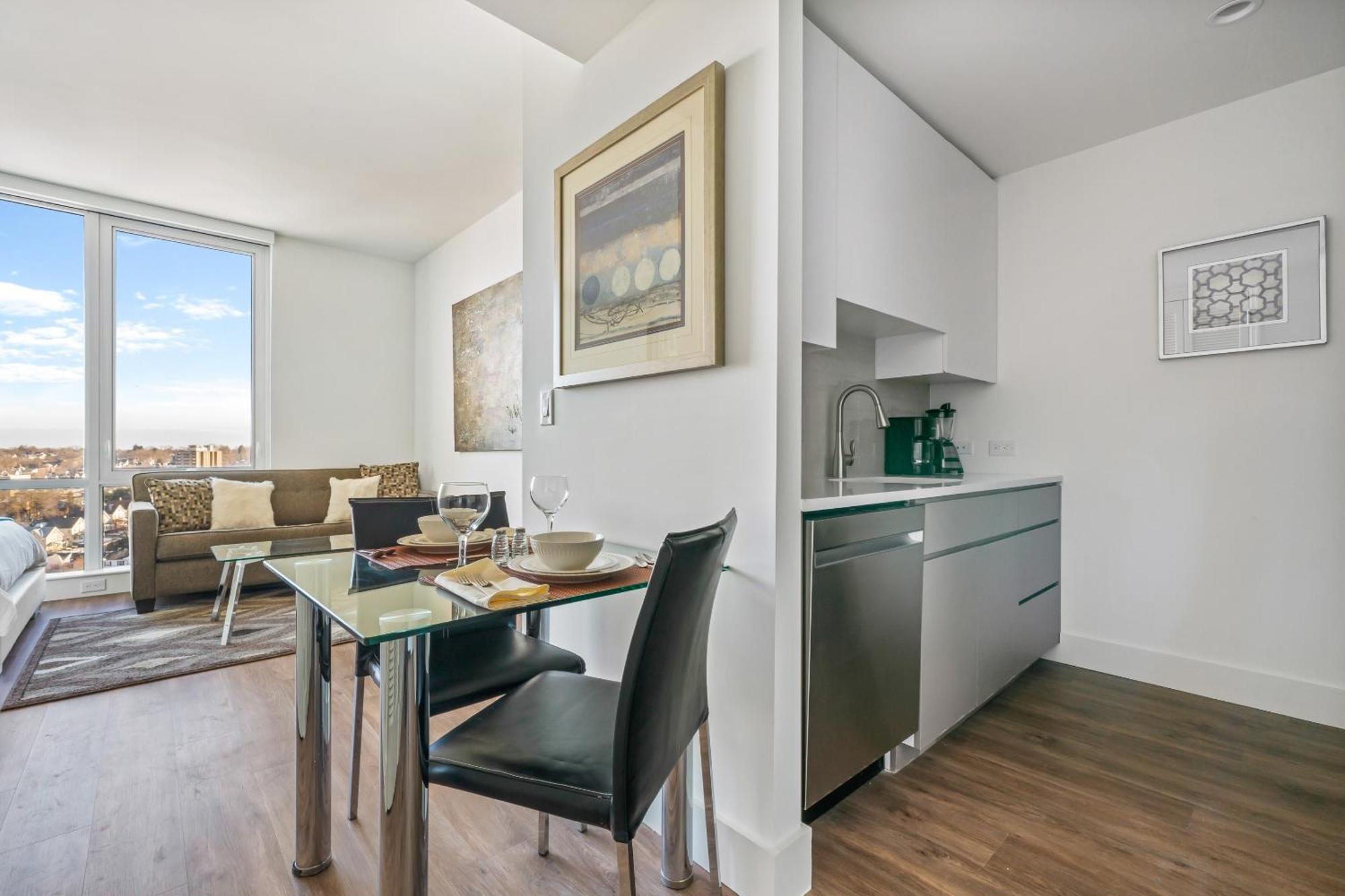 Global Luxury Suites Downtown ווייט פליינס חדר תמונה