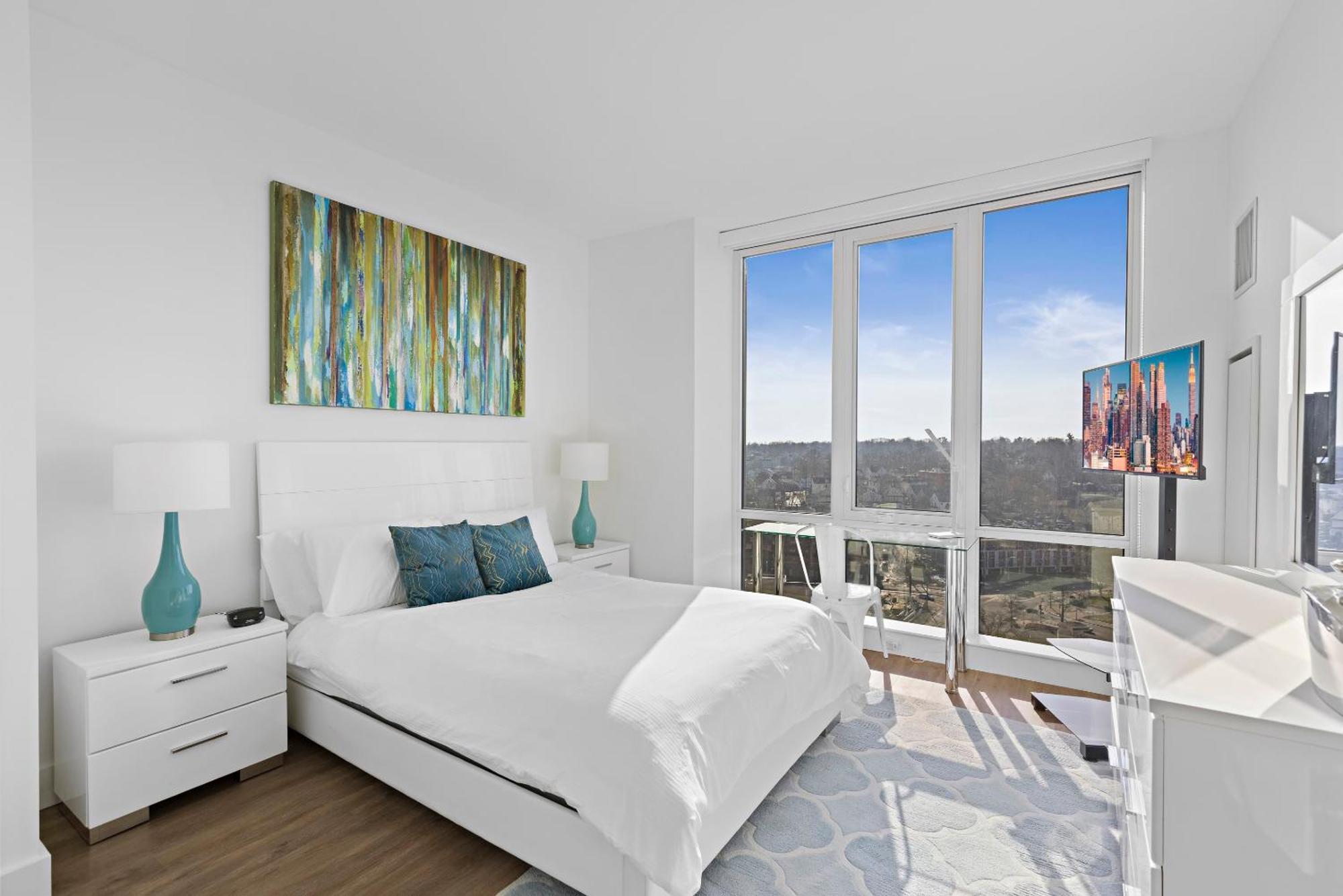 Global Luxury Suites Downtown ווייט פליינס חדר תמונה