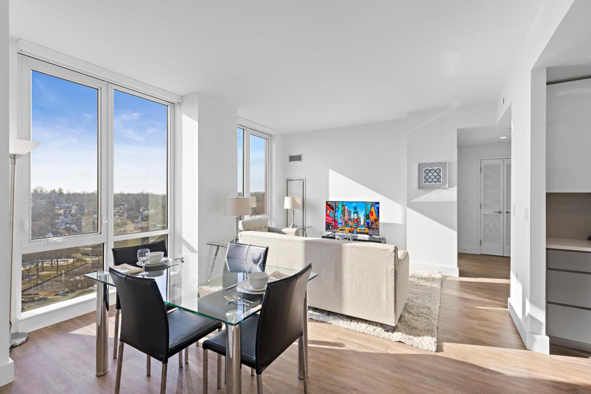 Global Luxury Suites Downtown ווייט פליינס חדר תמונה